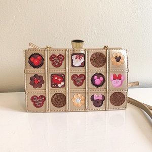 Danielle Nicole Disney Minnie Mouse Chocolate Box Crossbody Bag